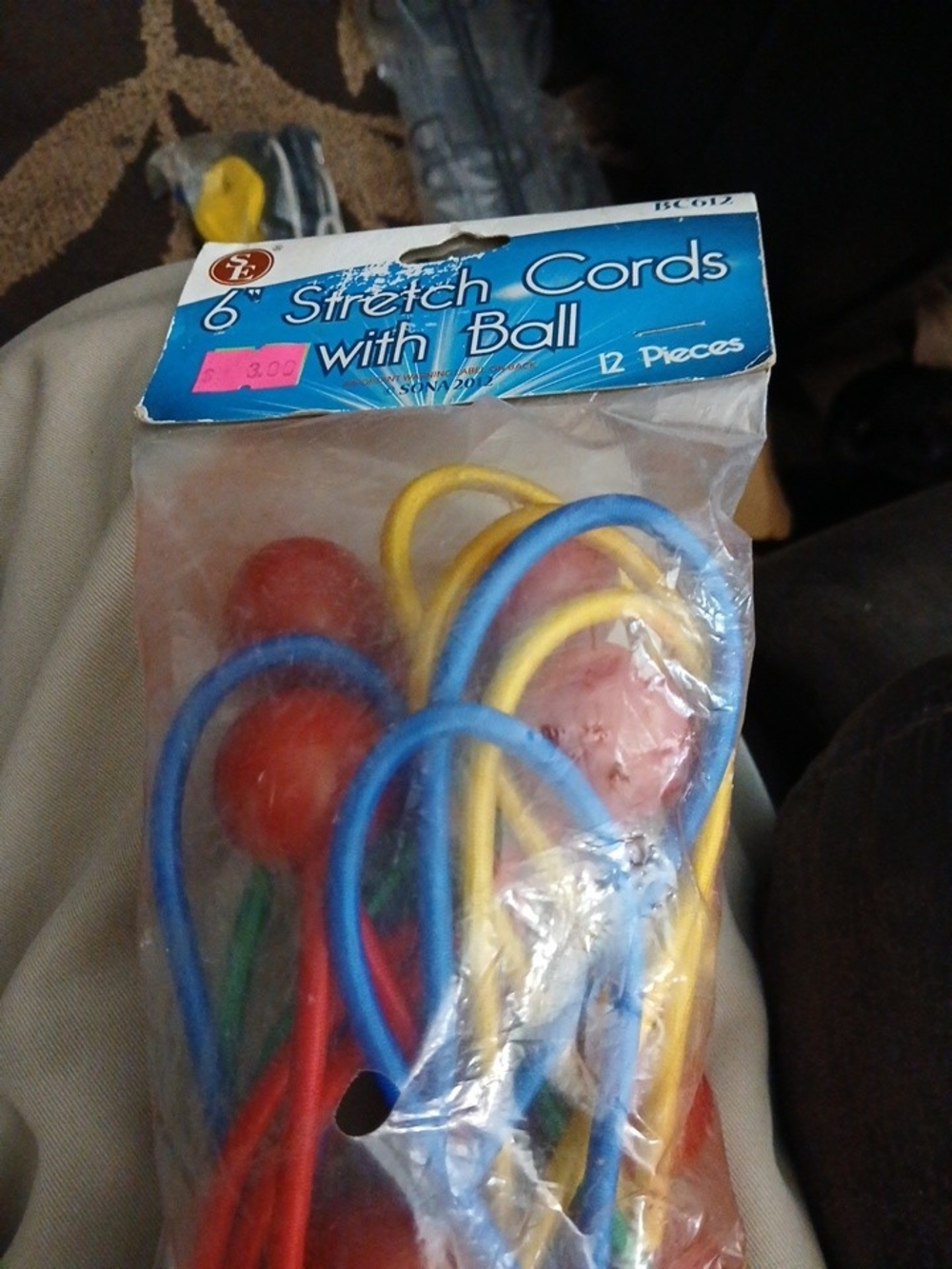 Stretch Cords with Ball – Multi-Color Party Pack 2 Packs